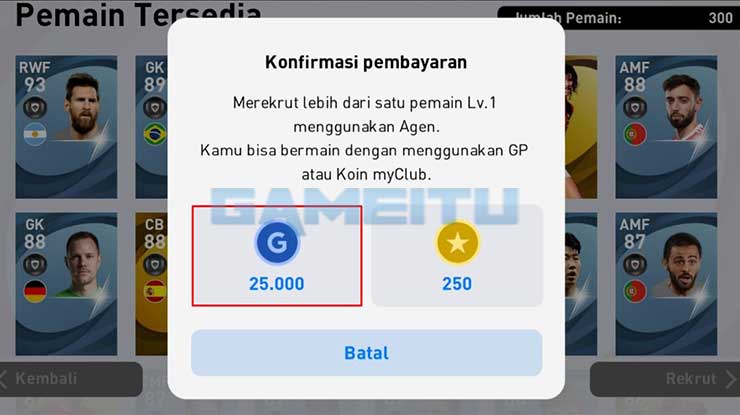 Gunakan Koin GP