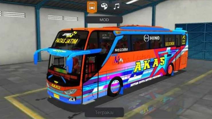 Mod Bussid Full LED Jetbus3