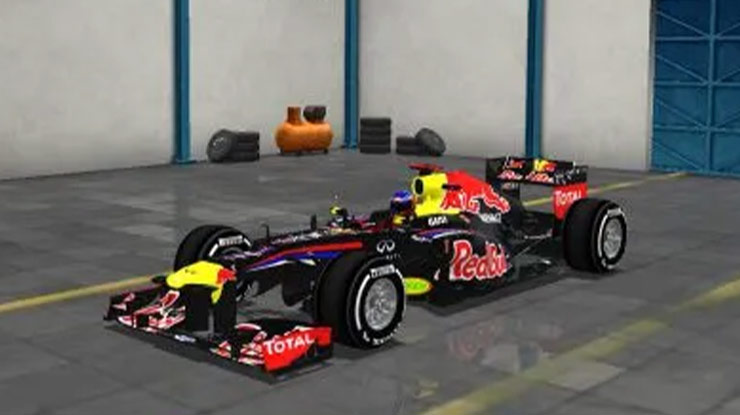 1. Download Mod Bussid Mobil Balap F1 Redbull