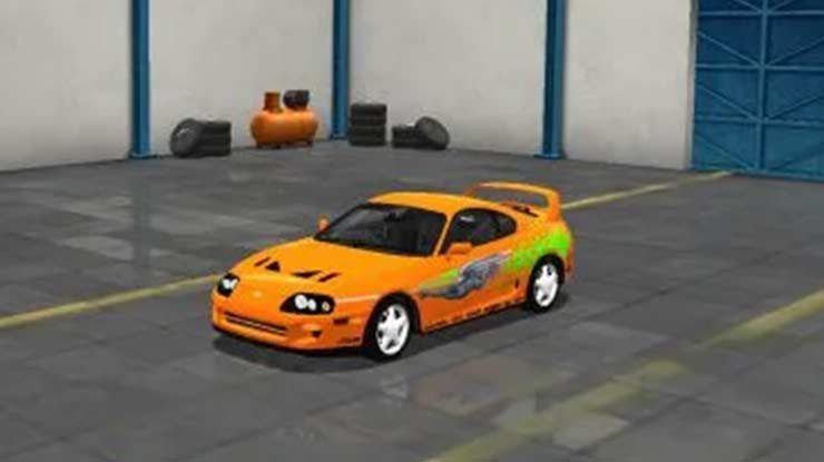 2. Toyota Supra Fast and Furious