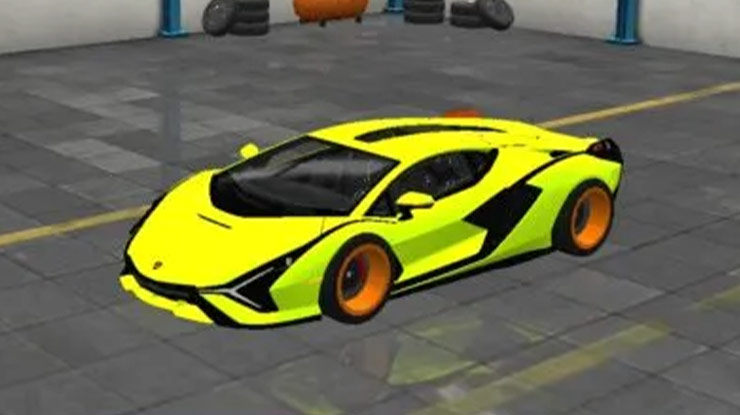 5. Mod Bussid Lamborghini Sian Hyper Car