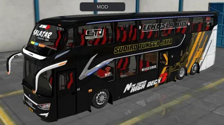 9. Mod Bussid Legacy SR2 XDD RSM Winglet