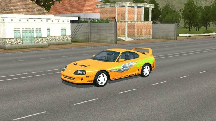 9. Mod Bussid Mobil Toyota Supra