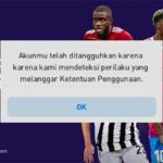 Akun PES Mobile di Banned Penyebab Cara Mengembalikan