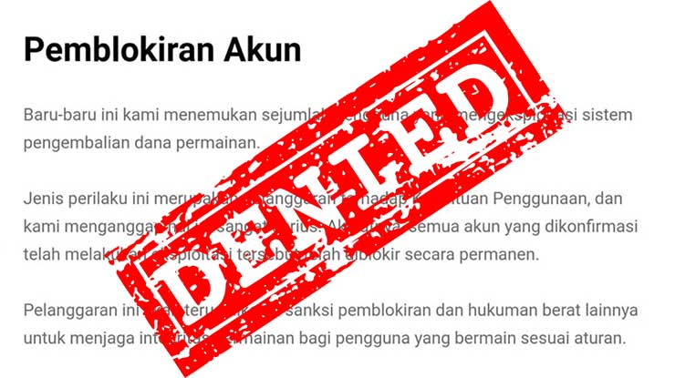 Akun PES Mobile di Banned