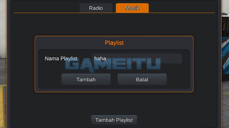 Buat Nama Playlist