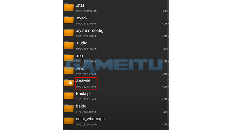 Buka Folder Android