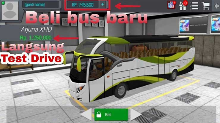 Cara Beli Bus di Bussid Gratis Daftar Harga