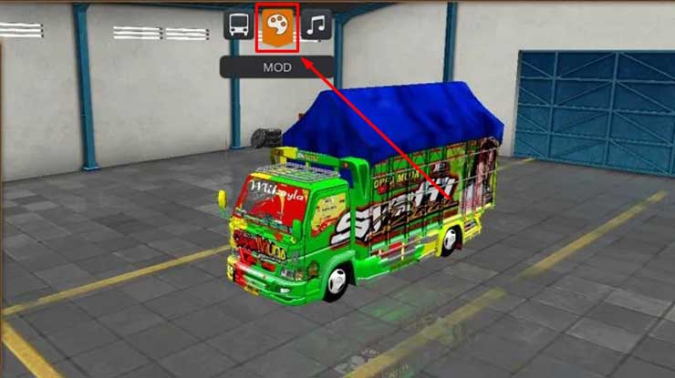 Cara Ganti Livery Truck Oppa Muda Bussid