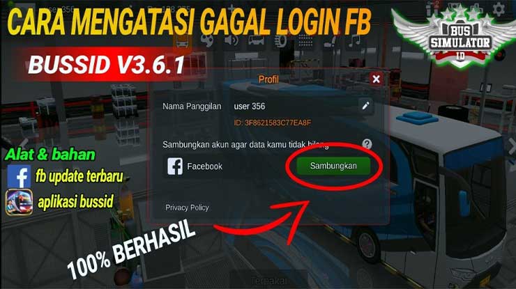 Gagal Login Bussid Lewat Facebook Penyebab Cara Mengatasi