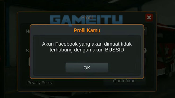 Gagal Login Bussid Lewat Facebook