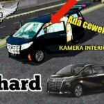 MOD Bussid Mobil Alphard Full Strobo Livery Keren