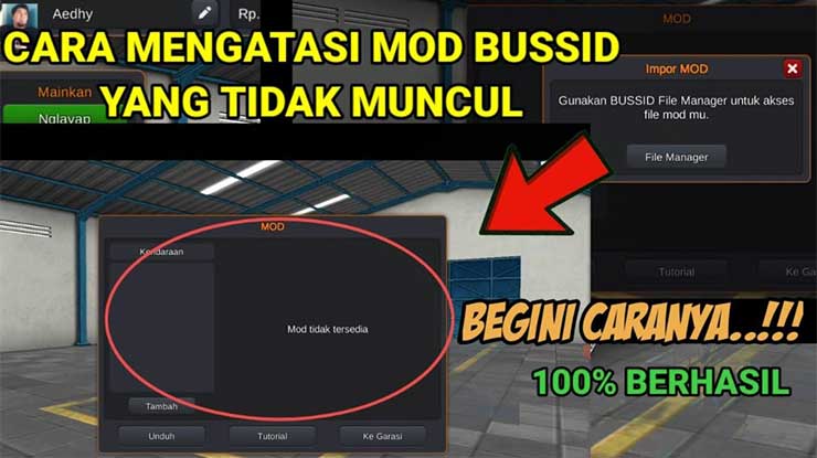 MOD Bussid Tidak Muncul Penyebab Cara Mengatasi