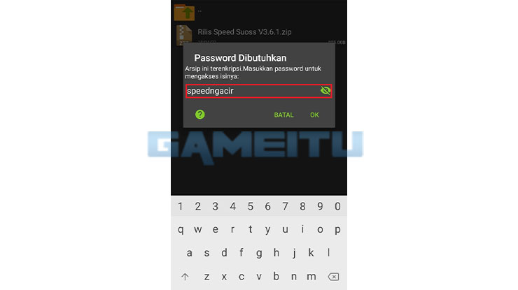 Masukkan Password 1