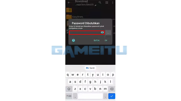 Masukkan Password