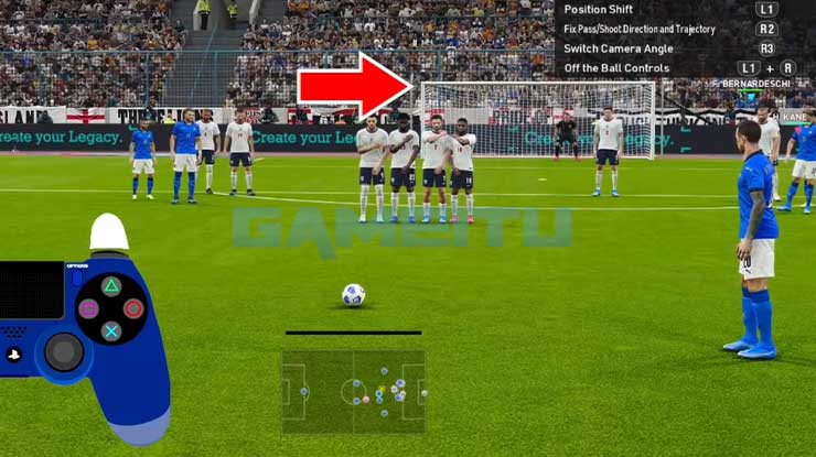 Trik R2 Mengunci Target Free Kick