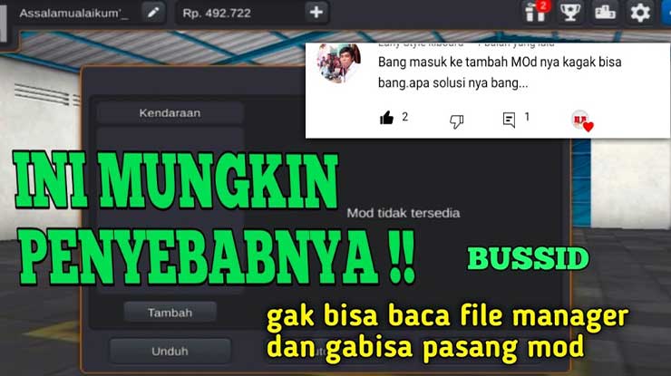 BUSSID Tidak Bisa Buka File Manager