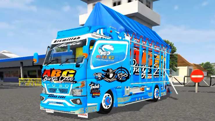 Download Mod Bussid Truck ABC Muatan Berat Cabe Full Strobo