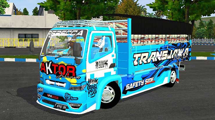 Download Mod Bussid Truck Losbak Aktor Full Lampu Anim Strobo