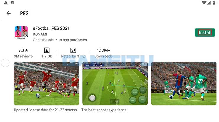 Download PES Mobile