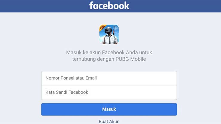 Solusi Gagal Masuk PUBG Mobile Lewat FB