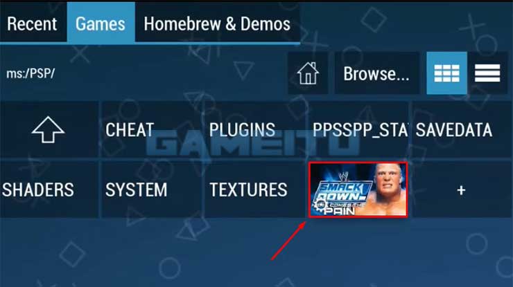Buka Emulator PPSSPP