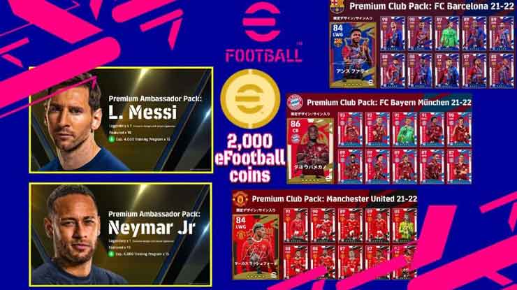 Cara Beli Paket Neymar Jr di eFootball Mobile