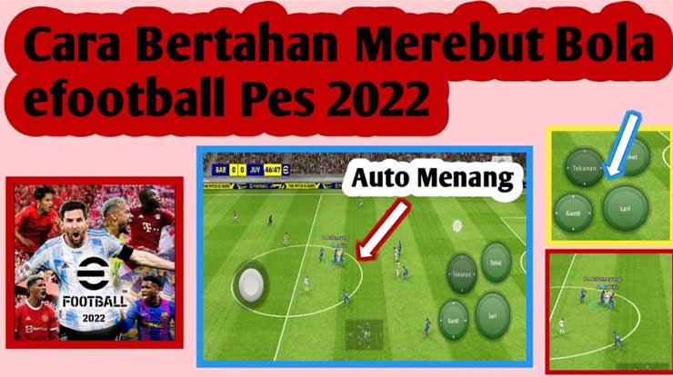 Cara Bertahan di eFootball PES 2022 Mobile Paling Ampuh