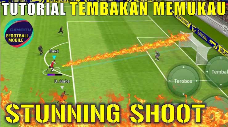 Cara Melakukan Stunning Shot di eFootball PES 2022 Mobile 99 Gol