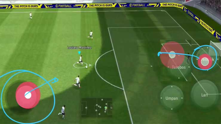 Cara Melakukan Stunning Shot di eFootball PES 2022 Mobile