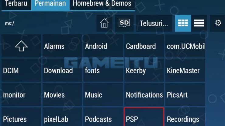 Jalankan Emulator PSP Android