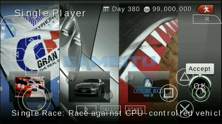 Jalankan Gran Turismo PPSSPP 2