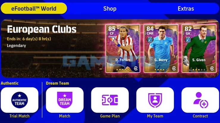 Masuk ke Game Plan di eFootball PES Mobile