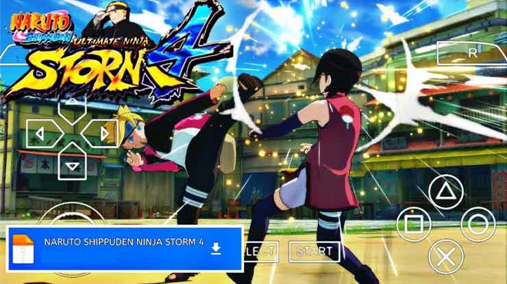 Naruto Ultimate Ninja Storm 4 PPSSPP Full Karakter Cara Install