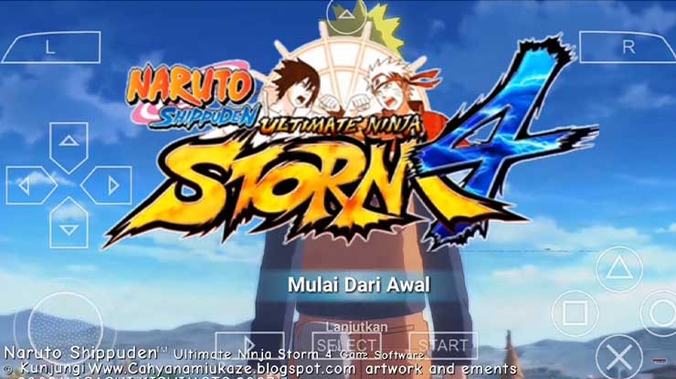 Naruto Ultimate Ninja Storm 4 PPSSPP