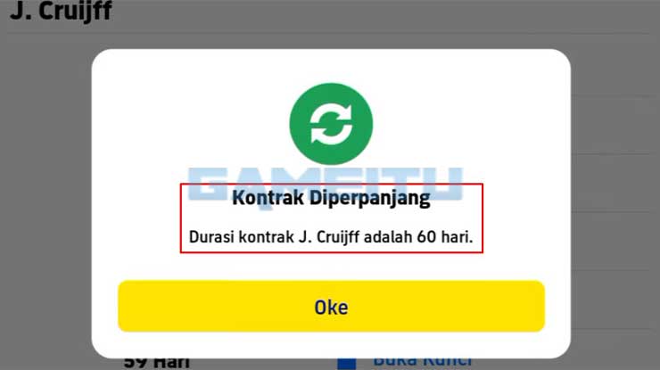 Berhasil Menambah Durasi Kontrak Pemain