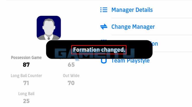 Berhasil Mengganti Formasi eFootball Mobile