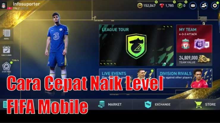 Cara Cepat Menaikkan Level FIFA Mobile