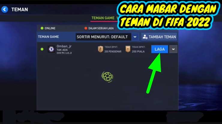 Cara Mabar FIFA Mobile Invite Teman Tips