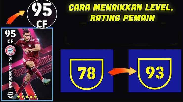 Cara Menaikkan Level Pemain eFootball Mobile