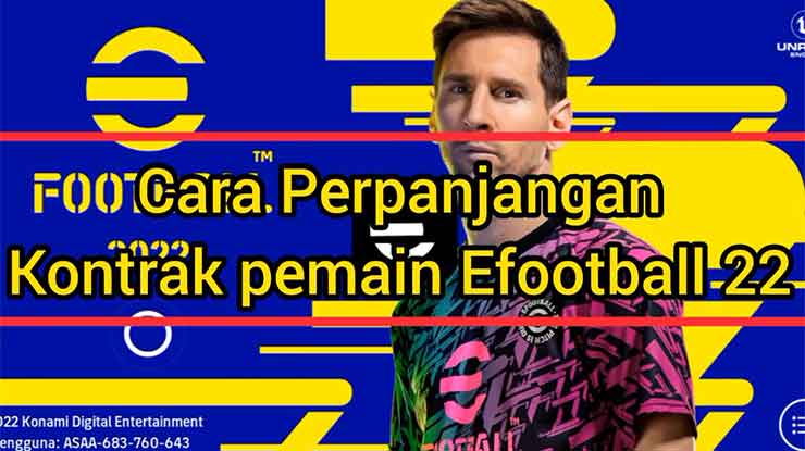 Cara Perpanjang Kontrak Pemain eFootball Mobile