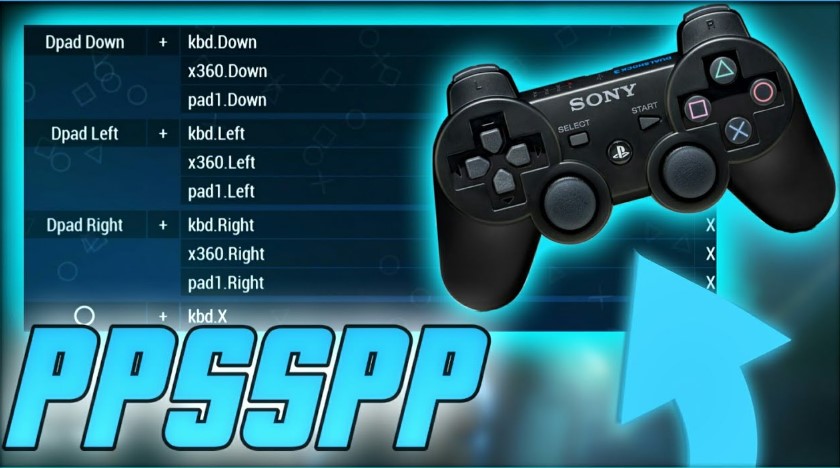 Cara Setting Controller PPSSPP di PC Joystick Keyboard