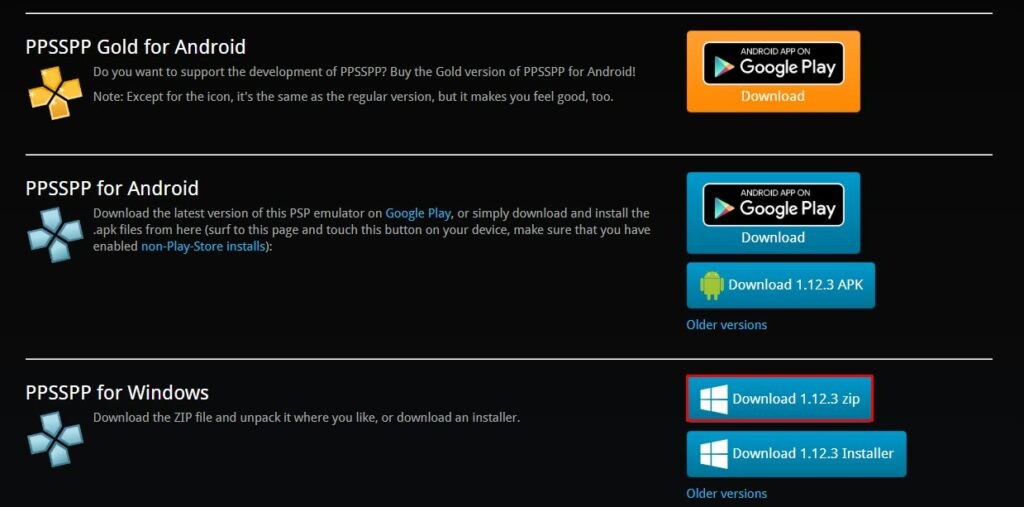 Download PPSSPP Windows