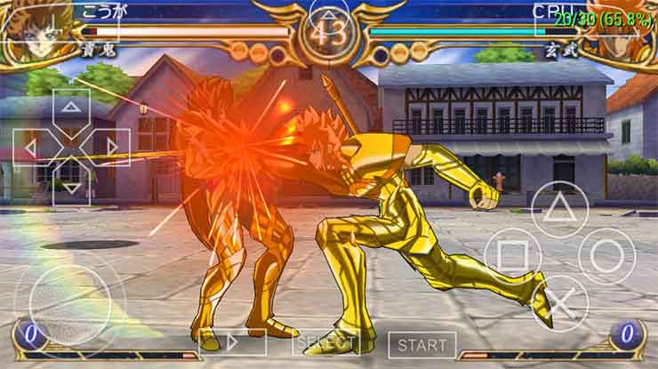 Game Anime PPSSPP Saint Seiya Omega Ultimate Cosmo