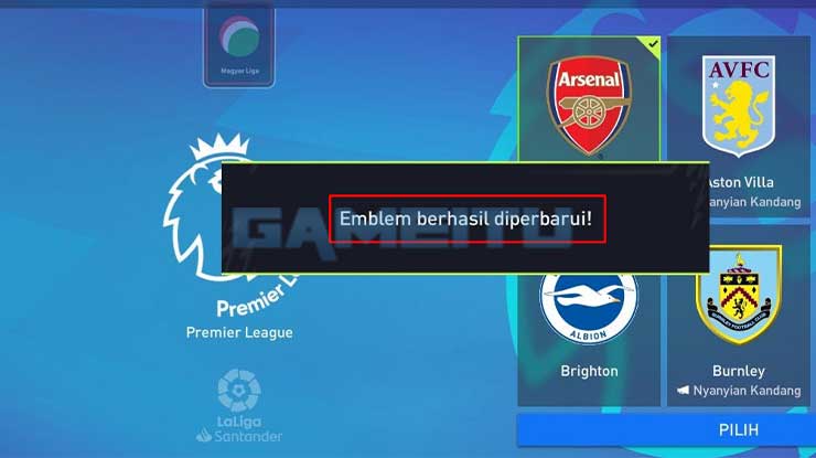 Berhasil Ganti Logo Club FIFA Mobile