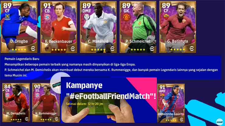 Pembaruan eFootball Mobile Kamis 28 Juli 2022