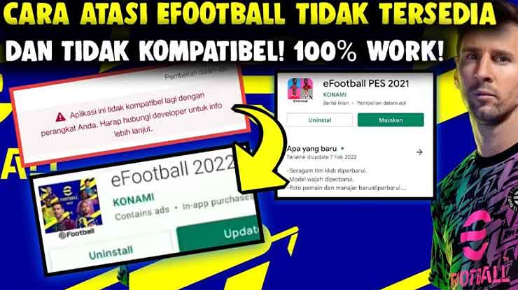 Solusi Agar eFootball Mobile Muncul di Play Store