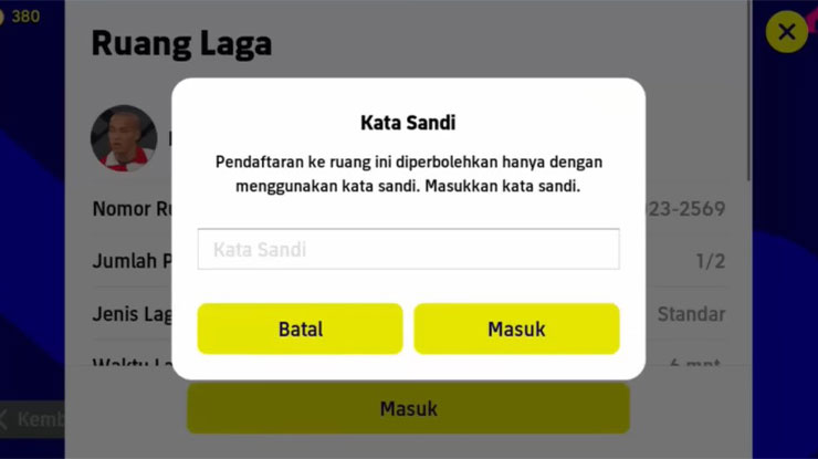 Solusi Nomor Ruang Laga Error di Laga Teman eFootball Mobile