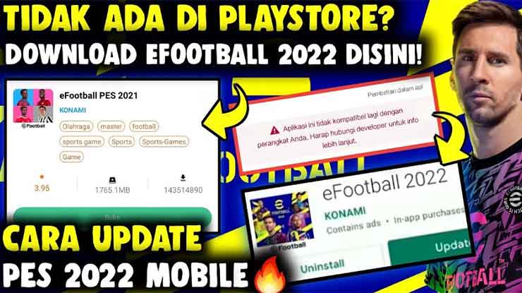 eFootball PES Mobile Tidak Muncul di Google Play Begini Solusinya