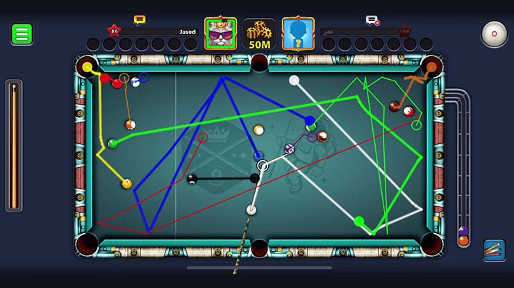 8 Ball Pool Mod Apk Garis Panjang